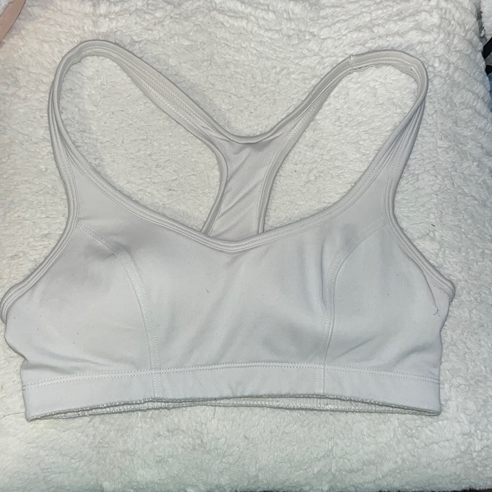 white champion sports bra